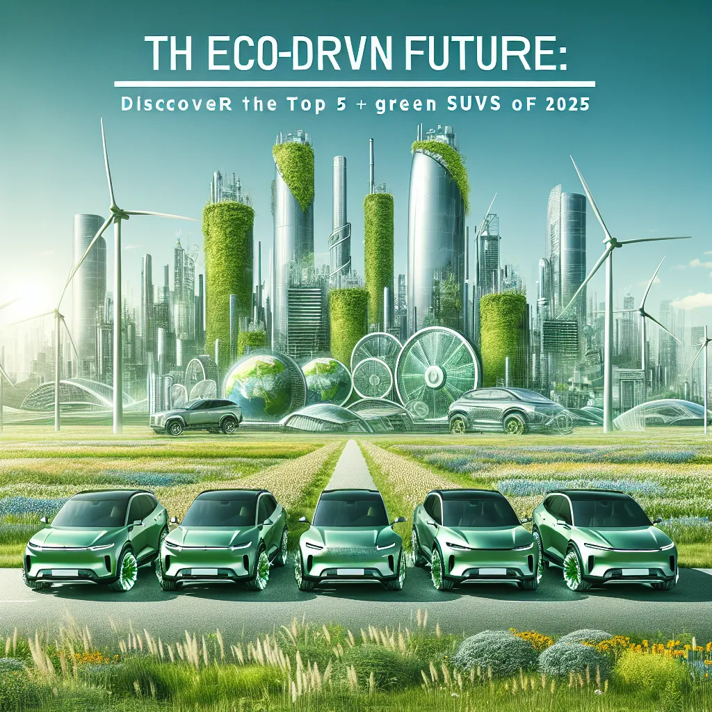 The Eco-Driven Future: Discover the Top 5 Green SUVs of 2025