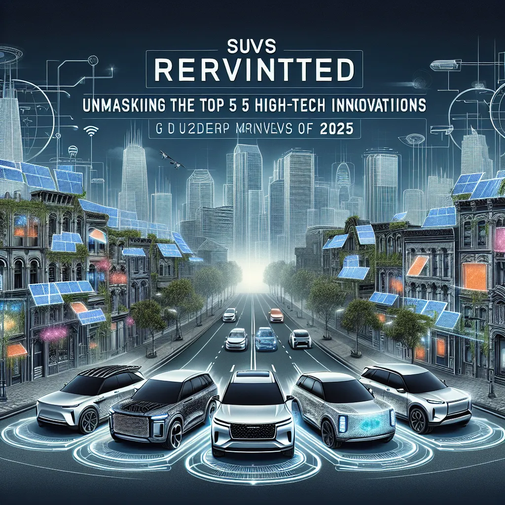 SUVs Reinvented: Unmasking the Top 5 High-Tech Innovations of 2025
