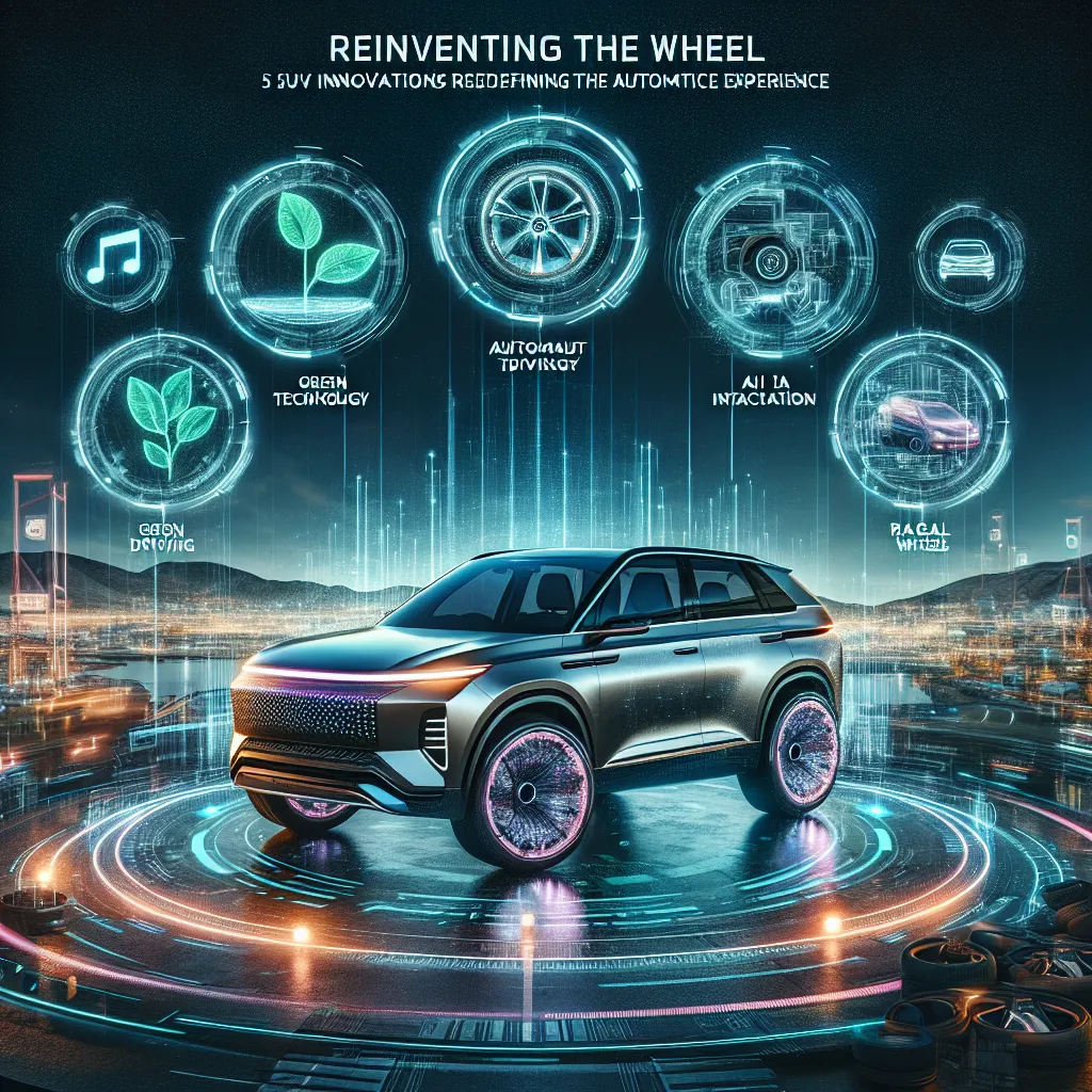 Reinventing the Wheel: 5 SUV Innovations Redefining the 2025 Automotive Experience