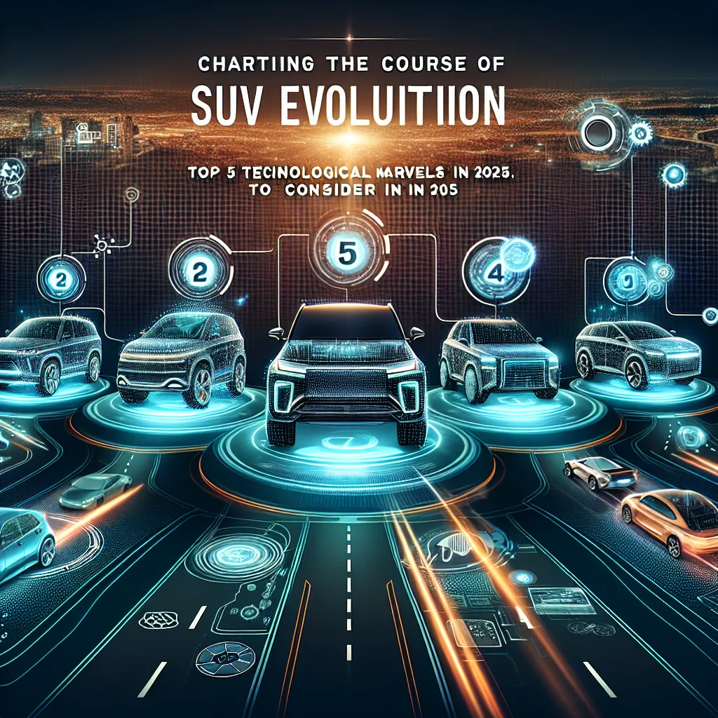 Charting the Course of SUV Evolution: Top 5 Technological Marvels to Consider in 2025