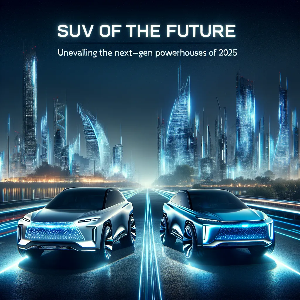 SUVs of the Future: Unveiling the Next-Gen Powerhouses of 2025