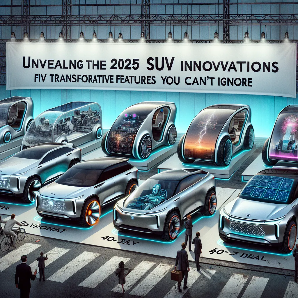 Unveiling the 2025 SUV Innovations: Five Transformative Features You Can’t Ignore