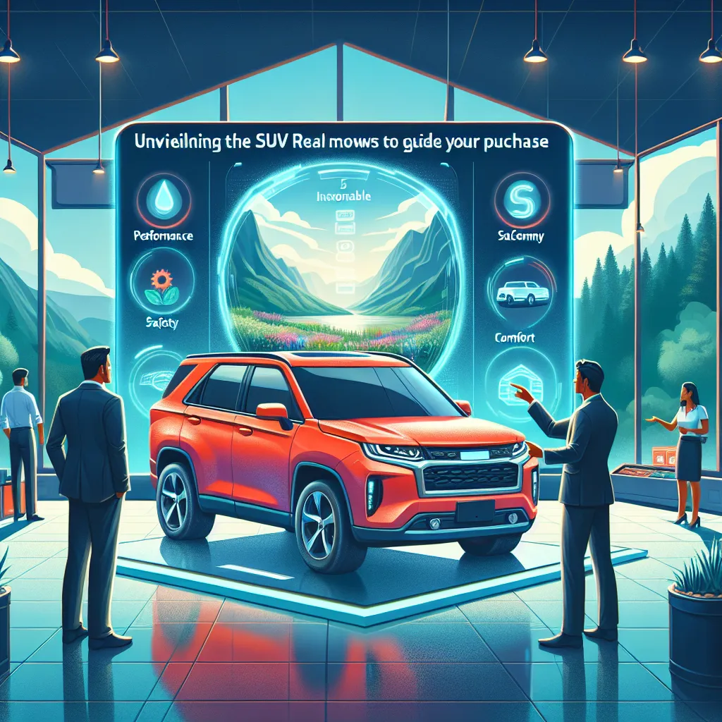 Unveiling the SUV Realm: 5 Indispensable Insights to Guide Your Purchase