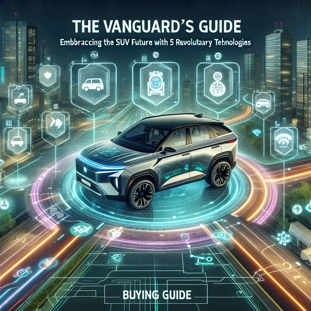 The Vanguard's Guide: Embracing the SUV Future with 5 Revolutionary Technologies