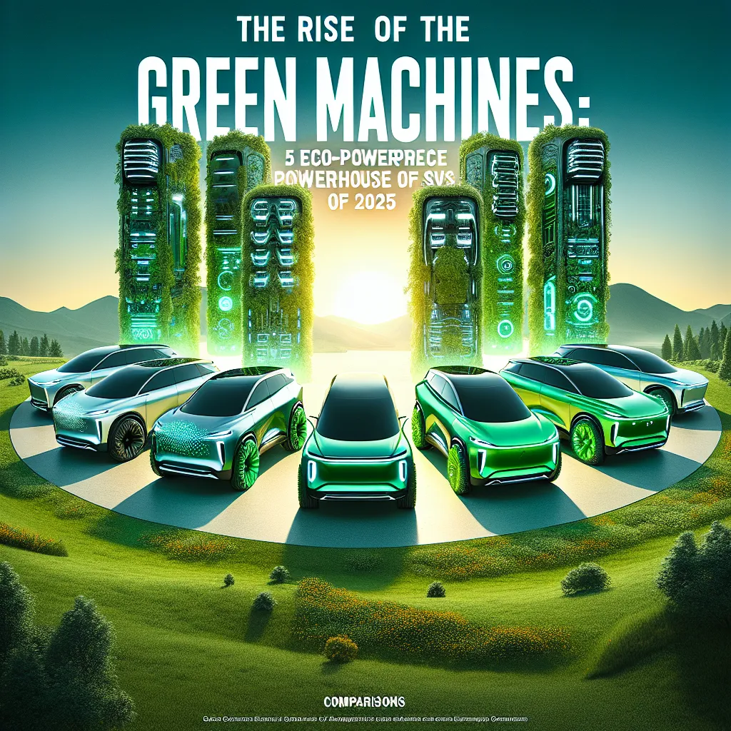 The Rise of the Green Machines: 5 Eco-Powerhouse SUVs of 2025