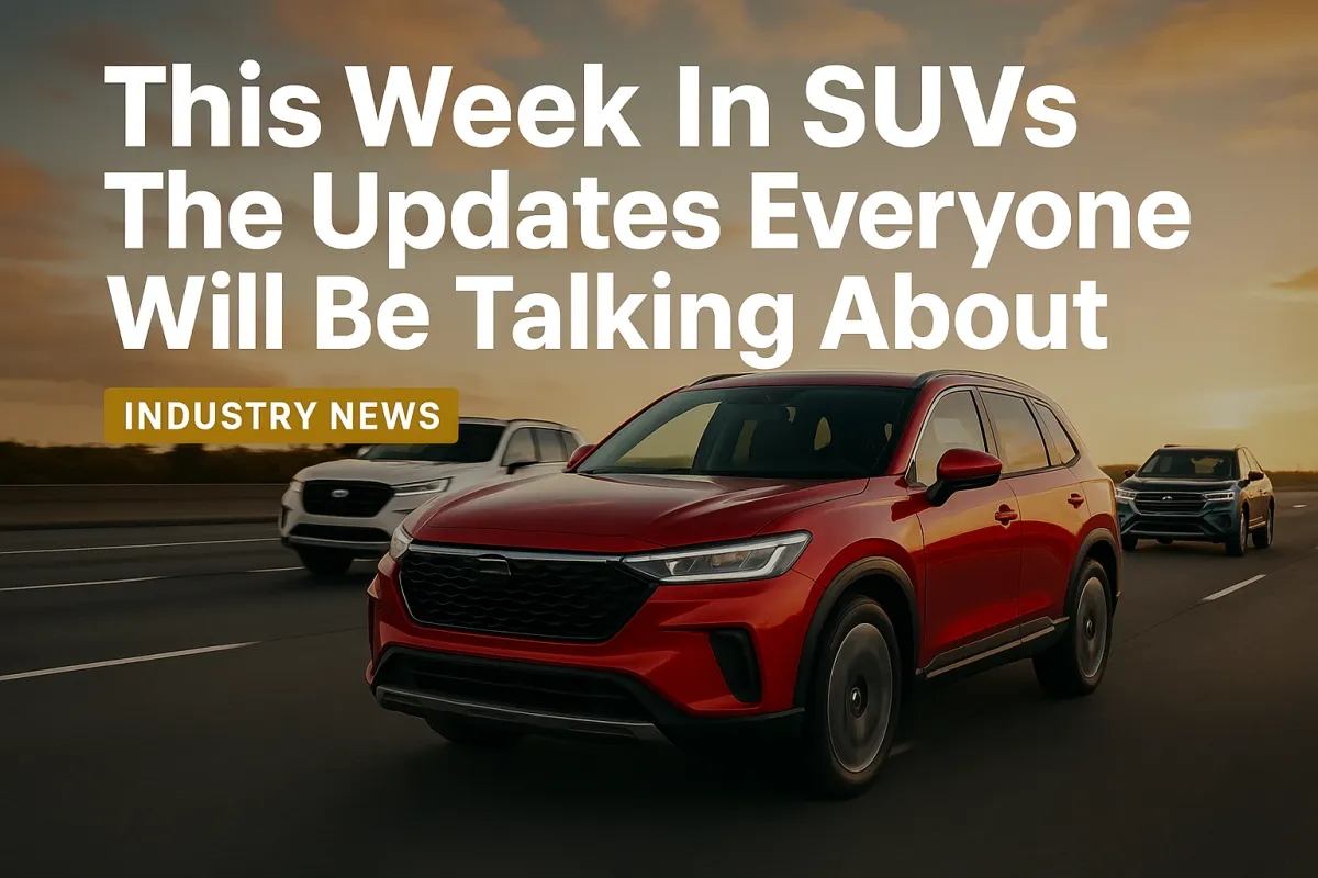 This Week In SUVs The Updates Everyone Will Be Talking About