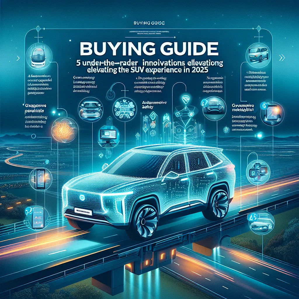 5 Under-the-Radar Innovations Elevating the SUV Experience in 2025