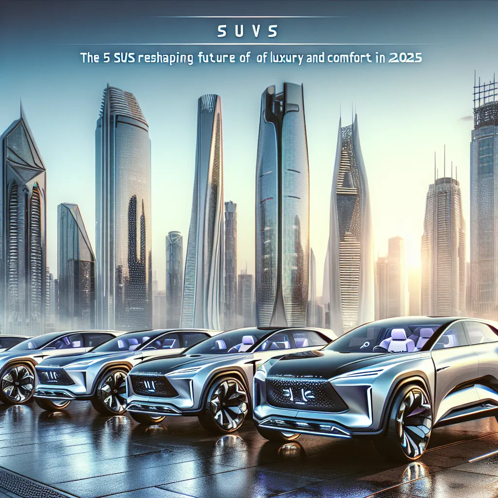 The 5 SUVs Reshaping the Future of Luxury and Comfort in 2025