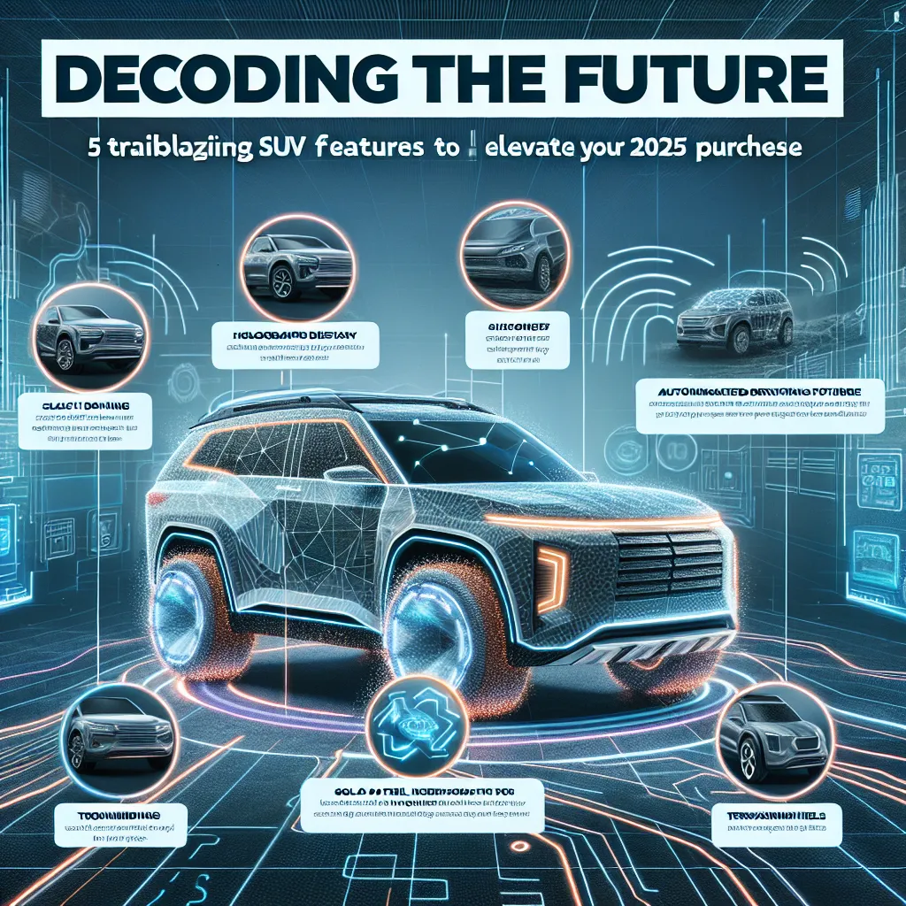Decoding the Future: 5 Trailblazing SUV Features to Elevate Your 2025 Purchase