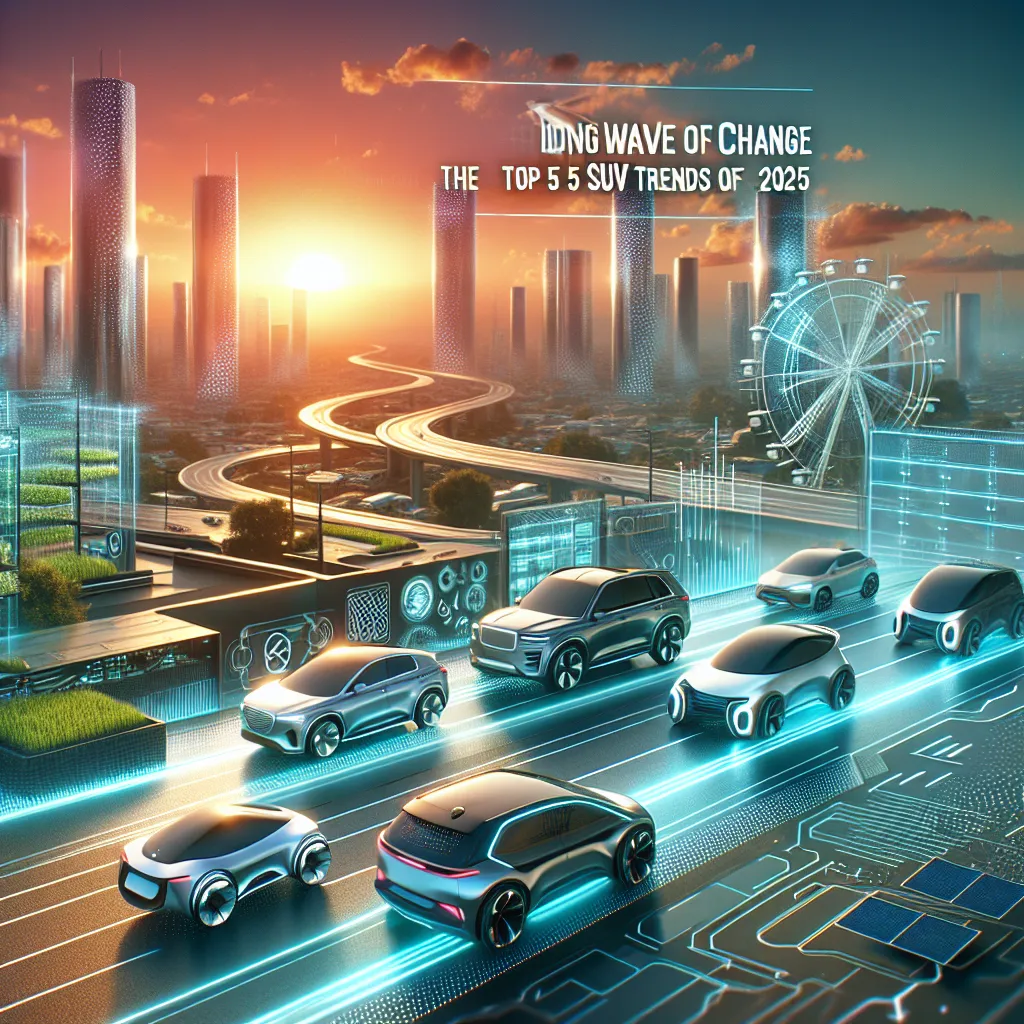 Riding the Wave of Change: Unveiling the Top 5 SUV Trends of 2025