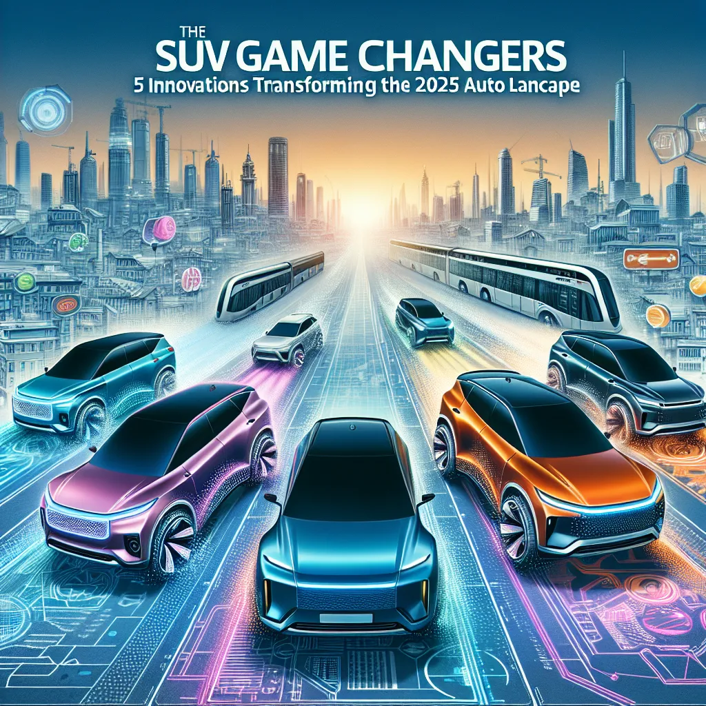 The SUV Game Changers: 5 Innovations Transforming the 2025 Auto Landscape