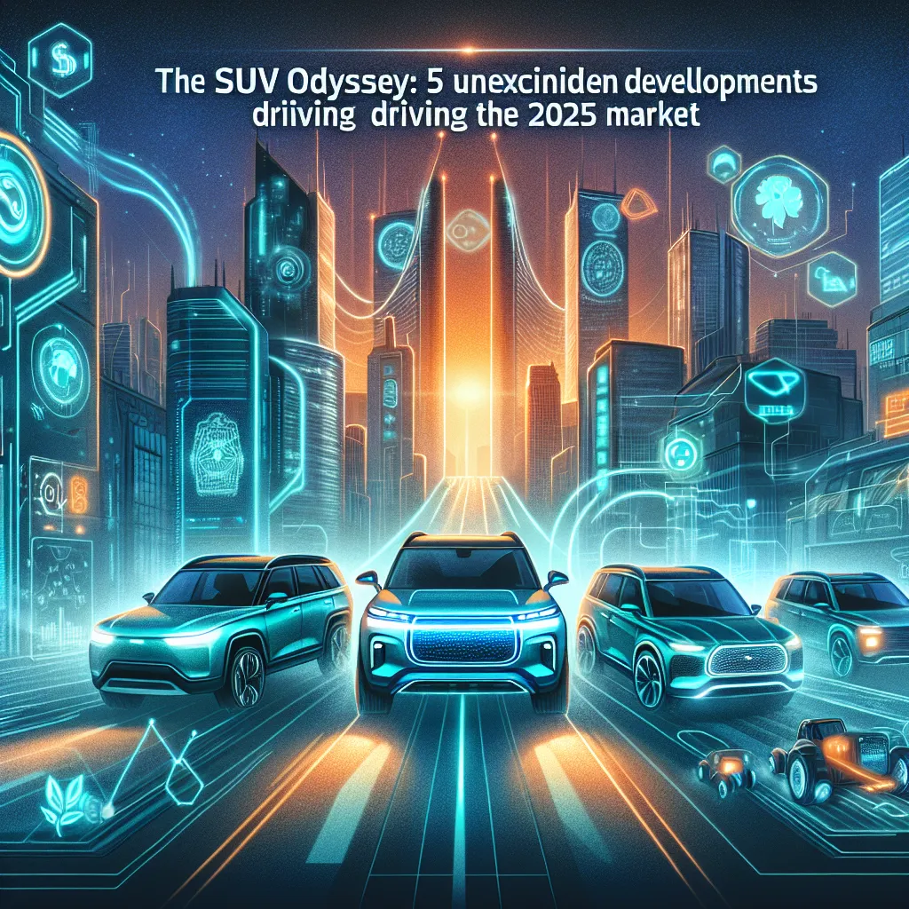 The SUV Odyssey: 5 Unforeseen Developments Driving the 2025 Market