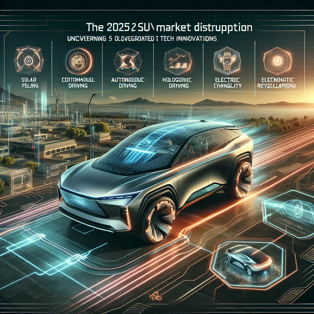 The 2025 SUV Market Disruption: Uncovering 5 Overlooked Tech Innovations