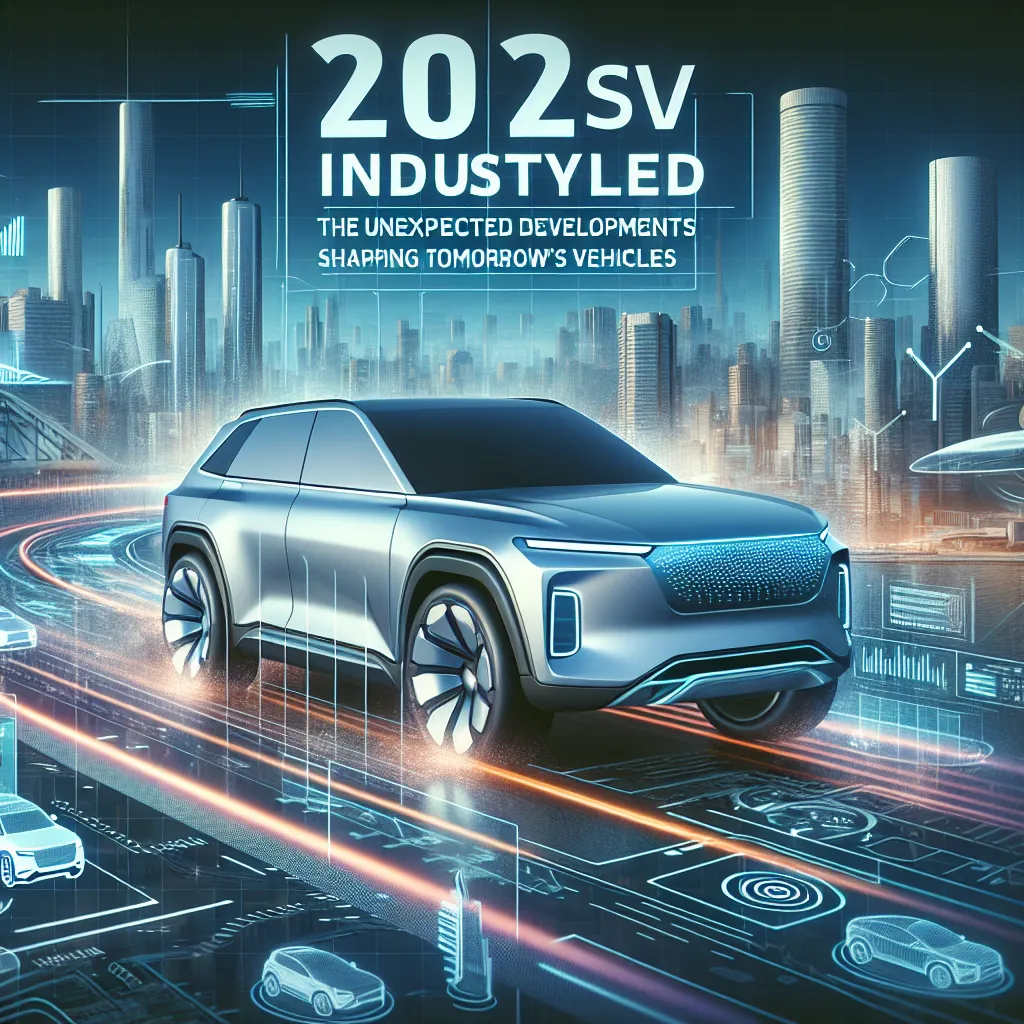 2025 SUV Industry Unveiled: The Unexpected Developments Shaping Tomorrow's Vehicles