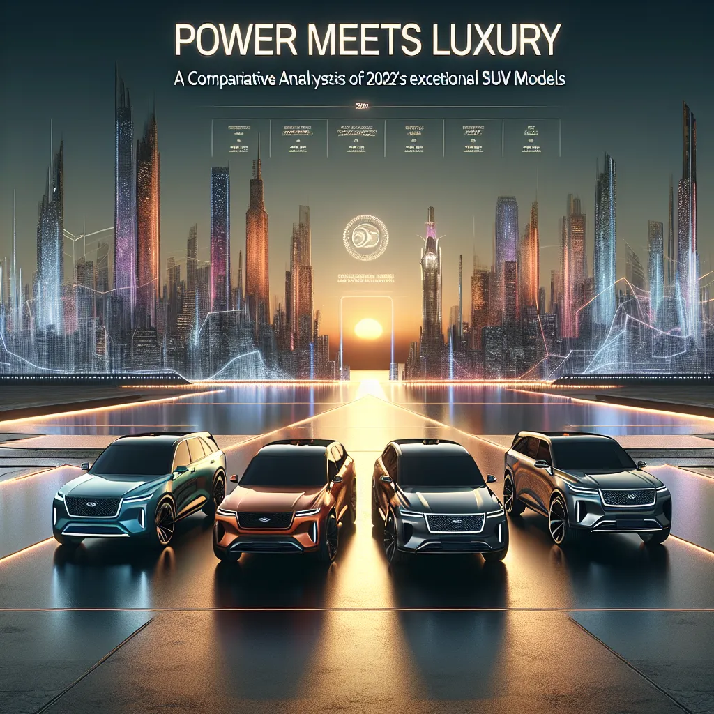 Power Meets Luxury: A Comparative Analysis of 2025's Five Exceptional SUV Models