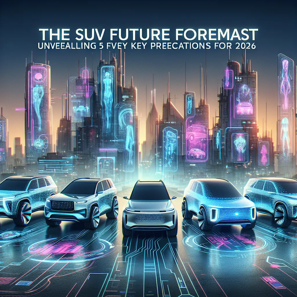 The SUV Future Forecast: Unveiling Five Key Predictions for 2026
