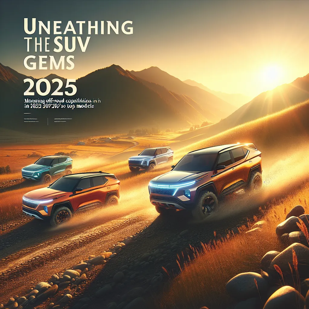 Unearthing the SUV Gems: Mastering Off-Road Capabilities in 2025's Top Models
