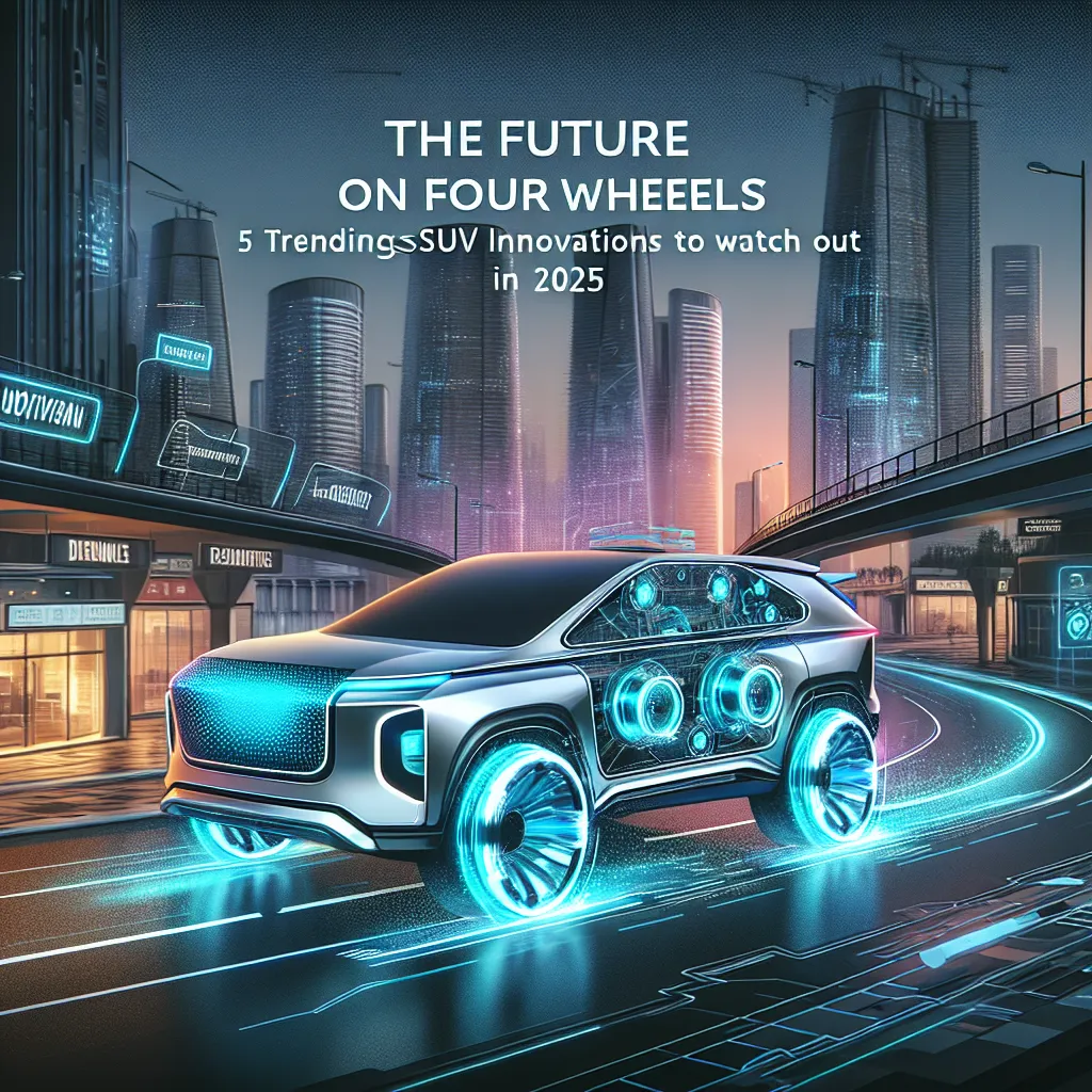 The Future on Four Wheels: 5 Trending SUV Innovations to Watch Out for in 2025