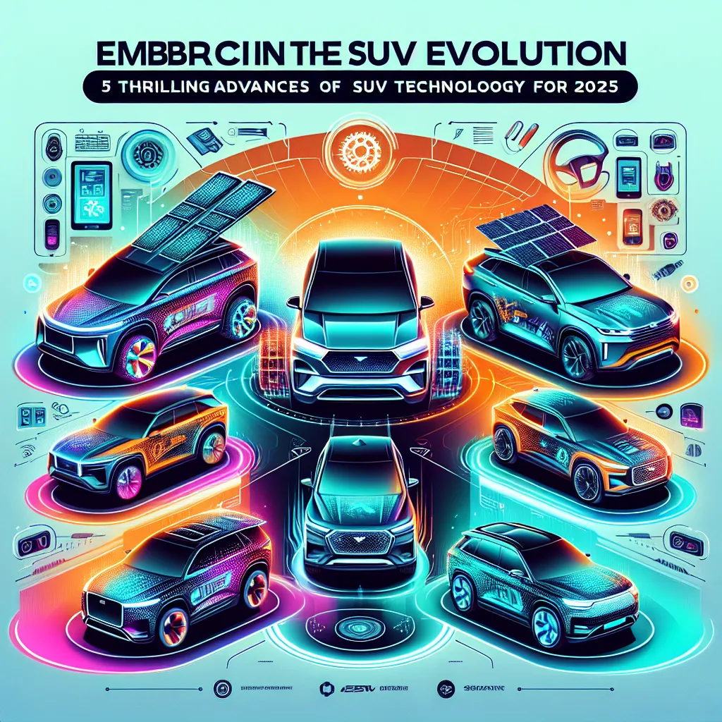 Embracing the SUV Evolution: 5 Thrilling Advances in SUV Technology for 2025