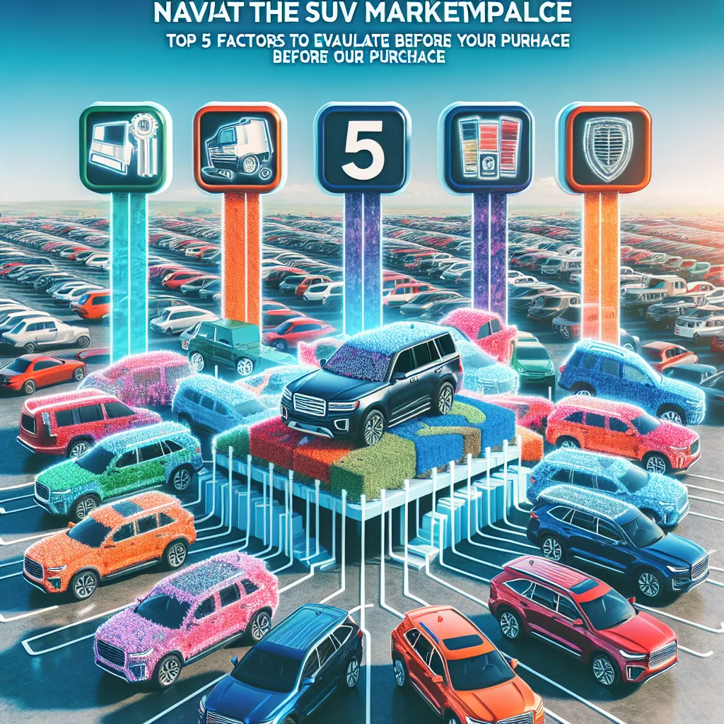 Navigating the SUV Marketplace: Top 5 Factors to Evaluate Before Your Purchase