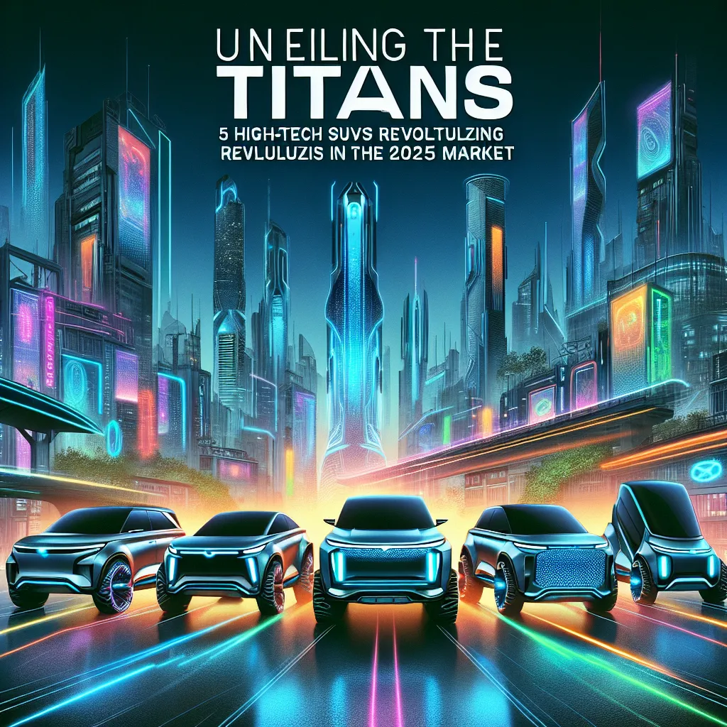 Unveiling the Titans: 5 High-Tech SUVs Revolutionizing the 2025 Market