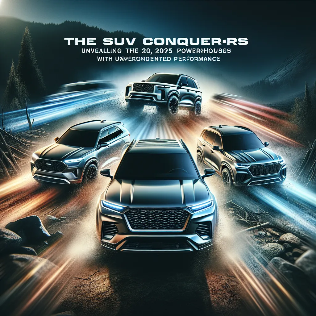 The SUV Conquerors: Unveiling the 2025 Powerhouses with Unprecedented Performance