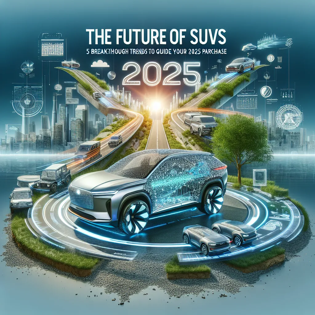 The Future of SUVs - 5 Breakthrough Trends to Guide Your 2025 Purchase