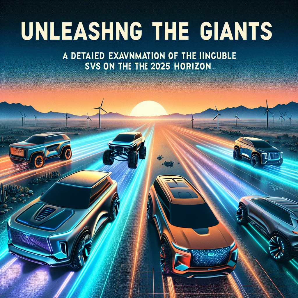 Unleashing the Giants: A Detailed Examination of 5 Incredible SUVs on the 2025 Horizon