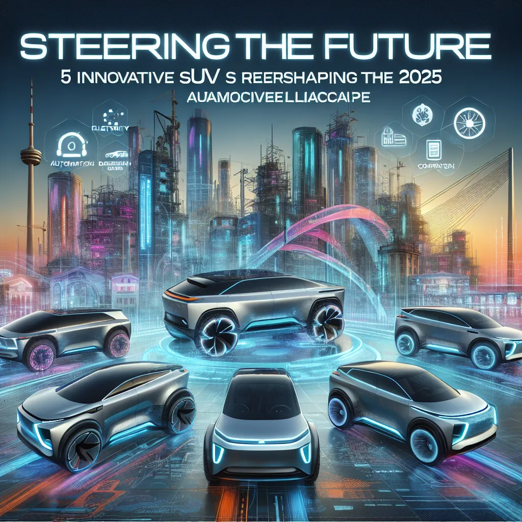 Steering the Future: 5 Innovative SUVs Reshaping the 2025 Automotive Landscape
