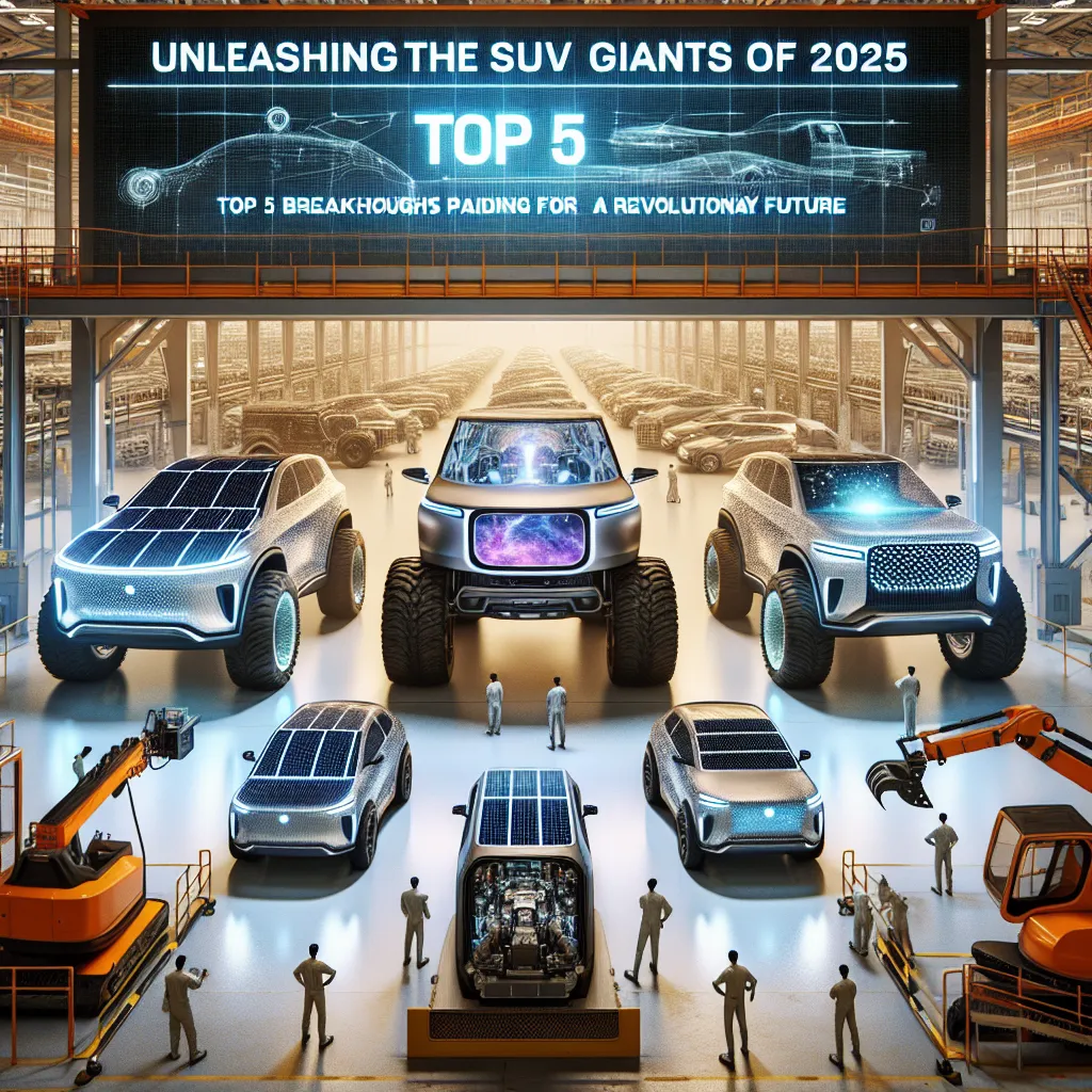 Unleashing the SUV Giants of 2025: Top 5 Breakthroughs Paving the Way for a Revolutionary Future