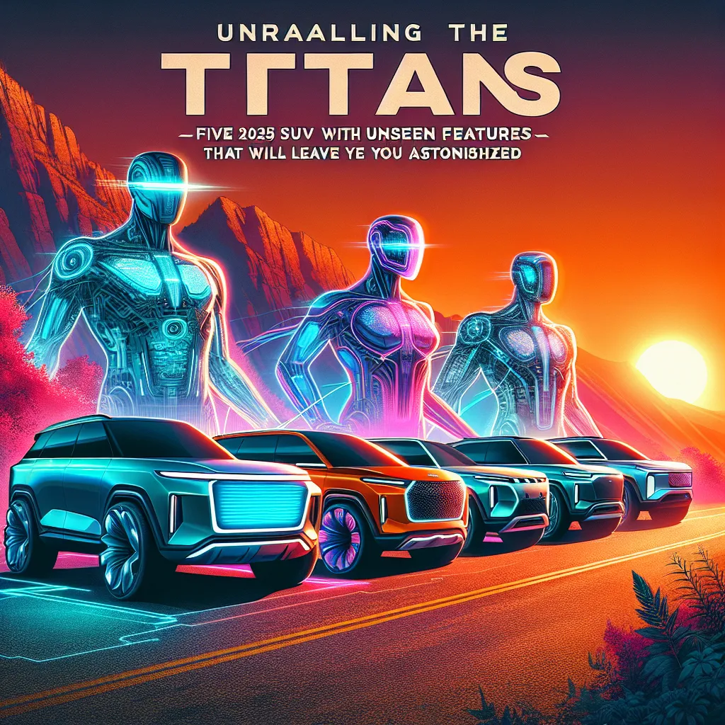 Unraveling the Titans: Five 2025 SUVs with Unseen Features That Will Leave You Astonished