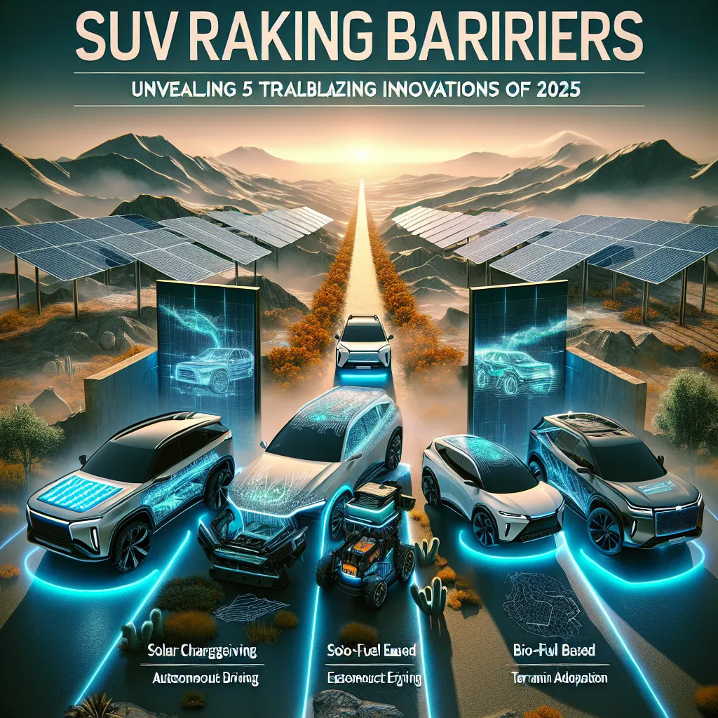 SUVs Breaking Barriers: Unveiling 5 Trailblazing Innovations of 2025