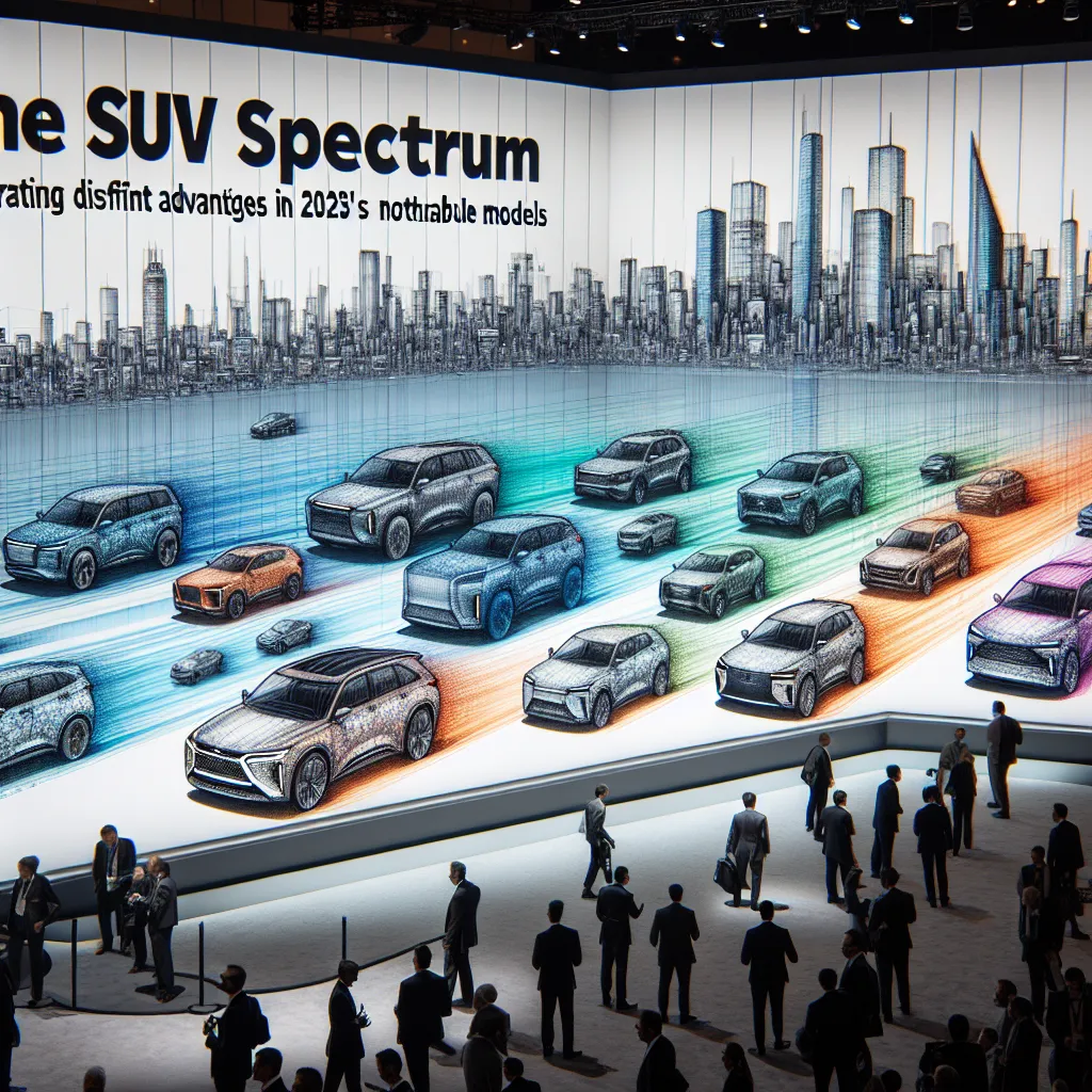 The SUV Spectrum: Evaluating Distinct Advantages in 2025's Noteworthy Models