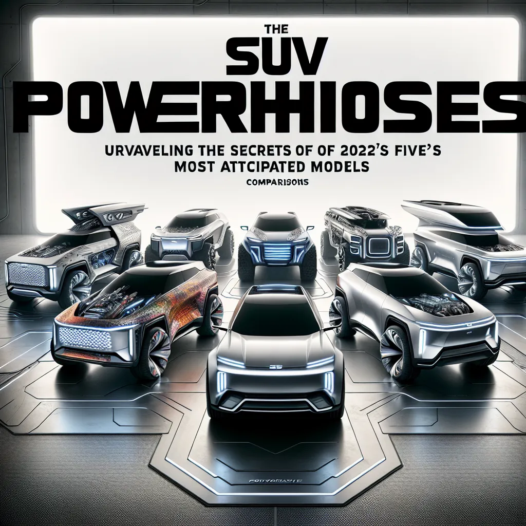 The SUV Powerhouses: Unraveling the Secrets of 2025's Five Most Anticipated Models