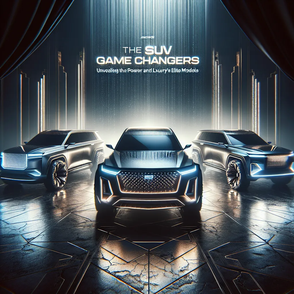 The SUV Game Changers: Unveiling the Power and Luxury of 2025's Elite Models
