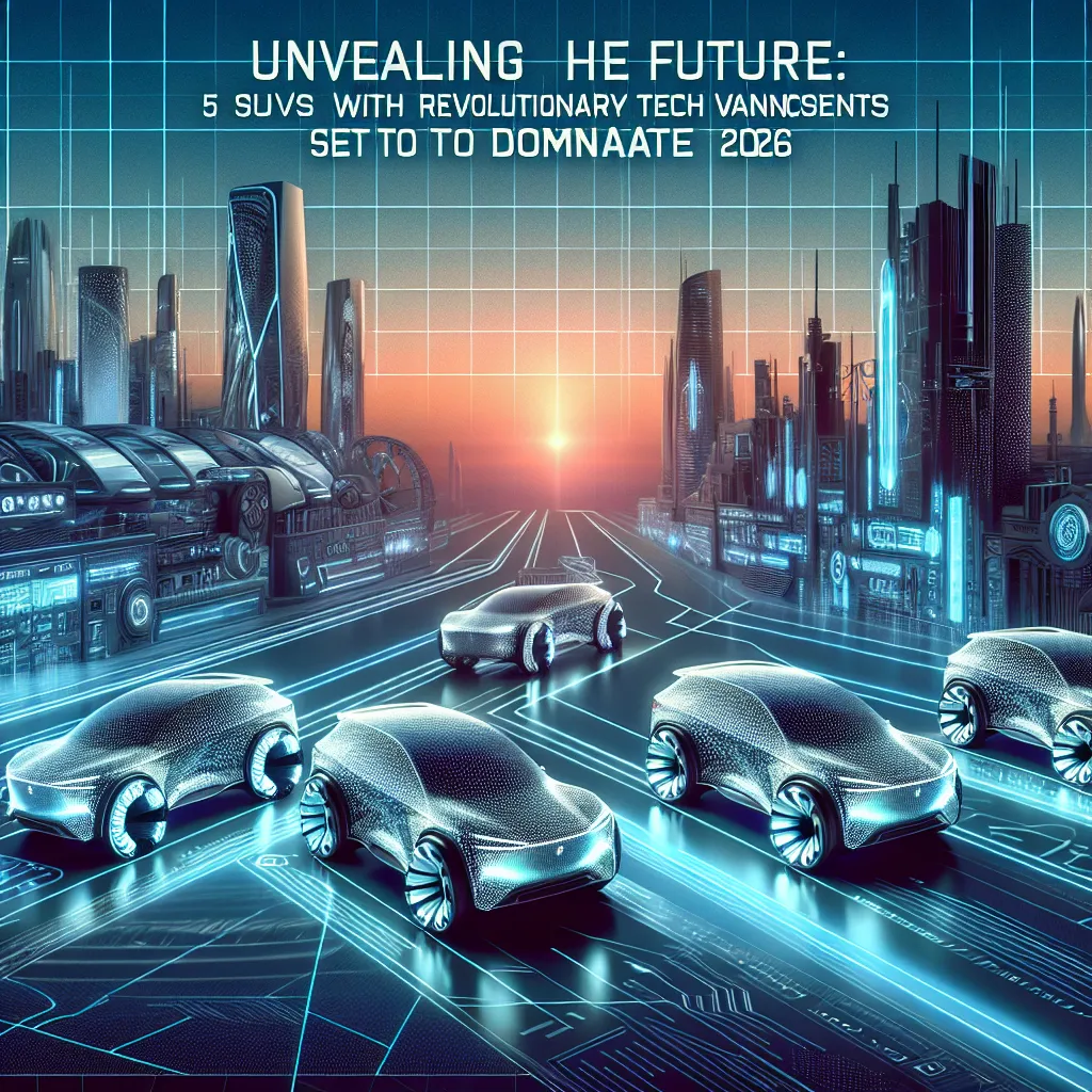 Unveiling the Future: 5 SUVs with Revolutionary Tech Advancements Set to Dominate 2026