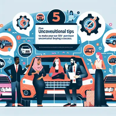 Five Unconventional Tips to Make Your SUV Purchase a Success